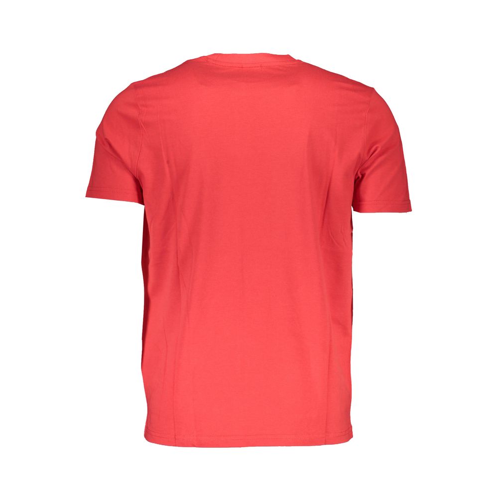 North Sails Red Cotton Men T-Shirt