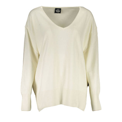 North Sails White Wool Women Sweater