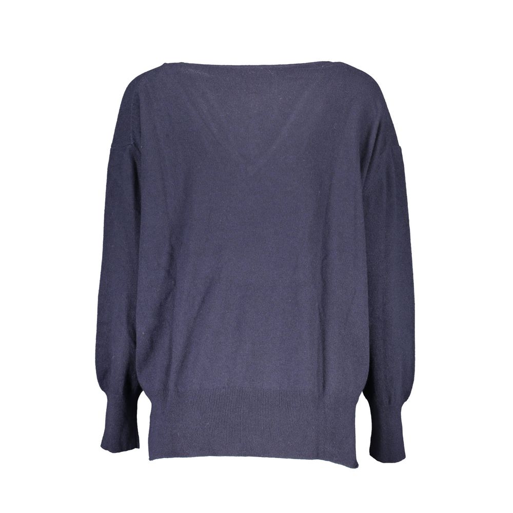 North Sails Blue Wool Women Sweater