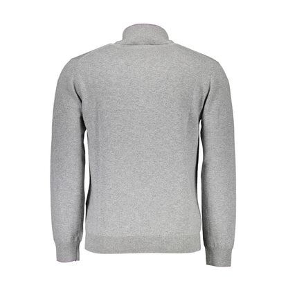 Harmont & Blaine Gray Wool Men Sweater