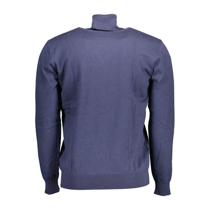 U.S. POLO ASSN. Blue Cotton Men Sweater