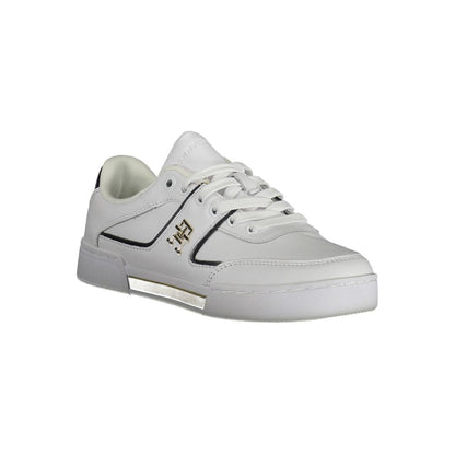 Tommy Hilfiger White Leather Women Sneaker