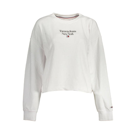 Tommy Hilfiger White Cotton Women Sweater