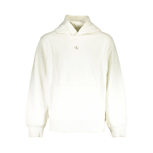 Calvin Klein White Cotton Men Sweater