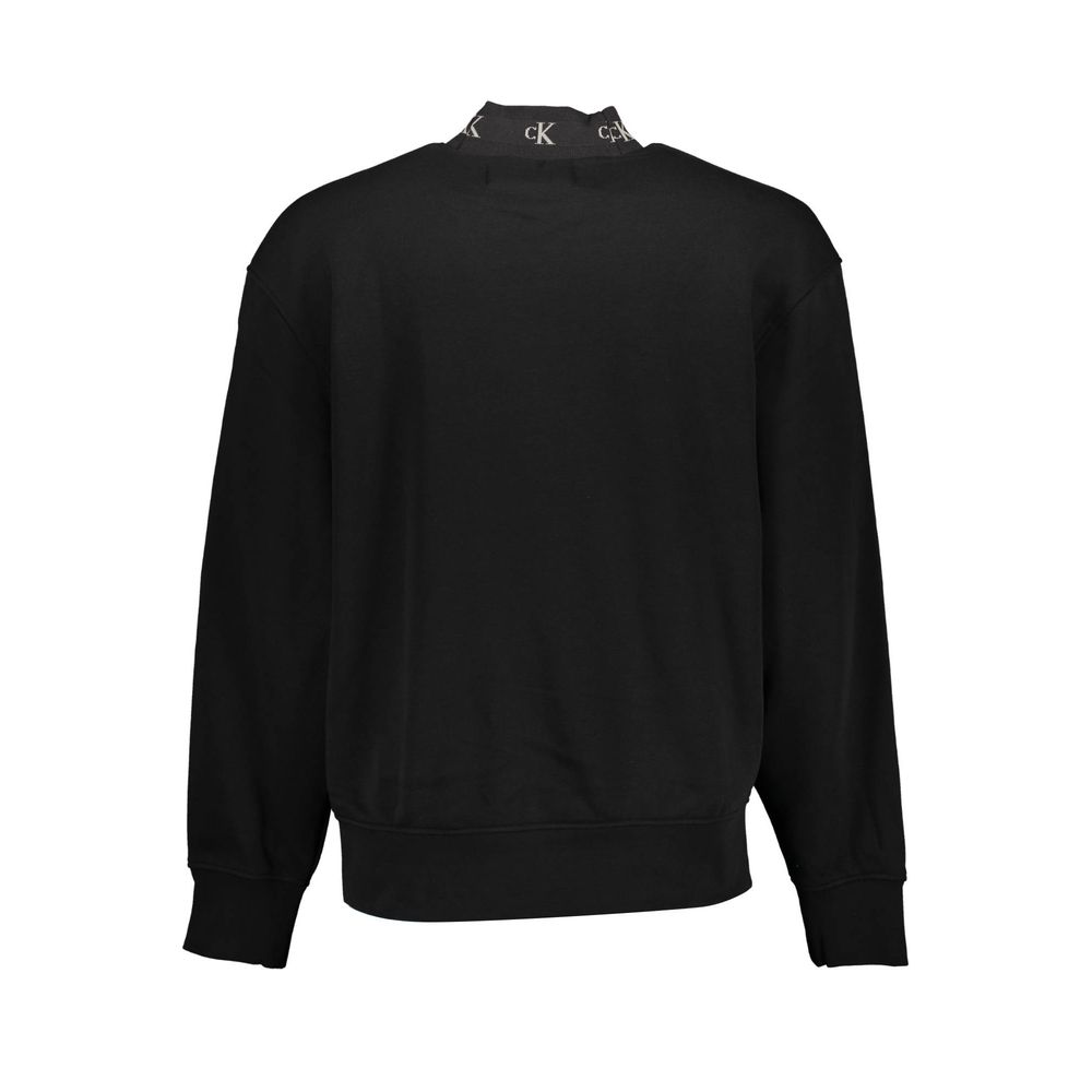 Calvin Klein Black Cotton Men Sweater