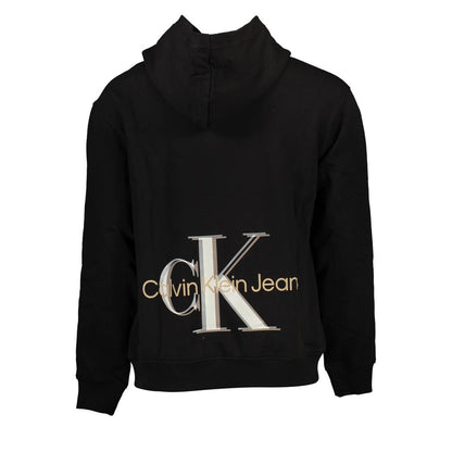 Calvin Klein Black Cotton Men Sweatshirt