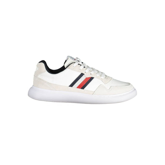 Tommy Hilfiger – Weiße Leder-Sneaker für Herren