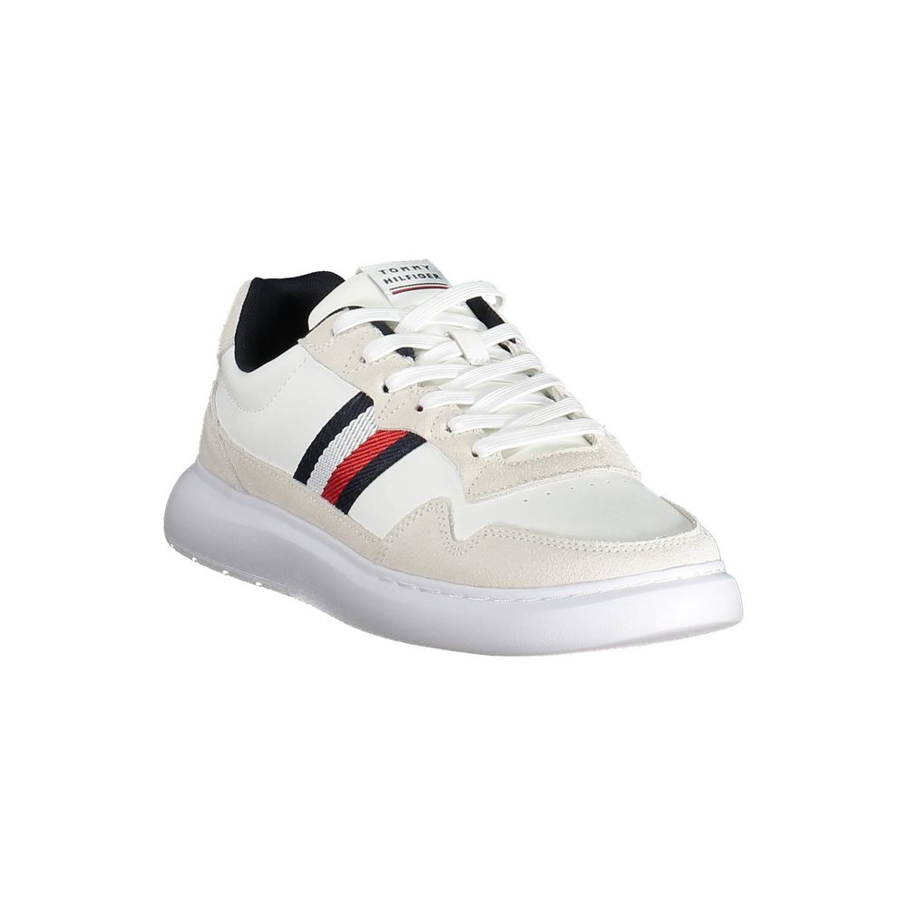 Tommy Hilfiger – Weiße Leder-Sneaker für Herren