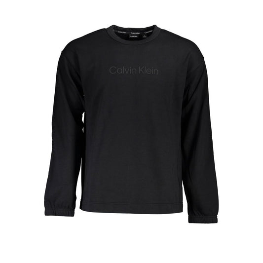 Calvin Klein – Schwarzer Baumwollpullover für Herren