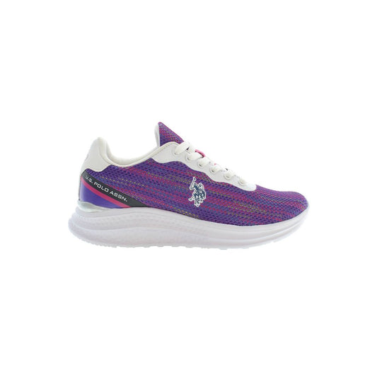 US POLO ASSN. Lila Polyester Damen Sneaker