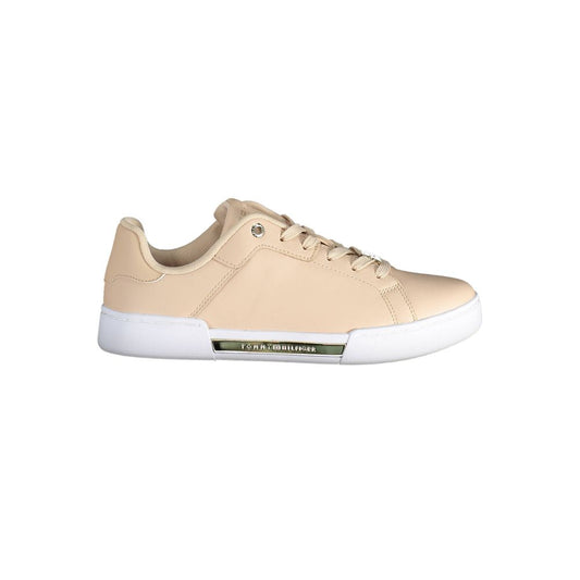 Tommy Hilfiger – Rosa Leder-Sneaker für Damen