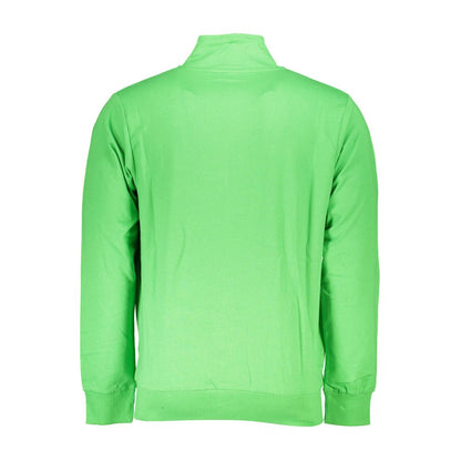 U.S. Grand Polo Green Cotton Men Sweater