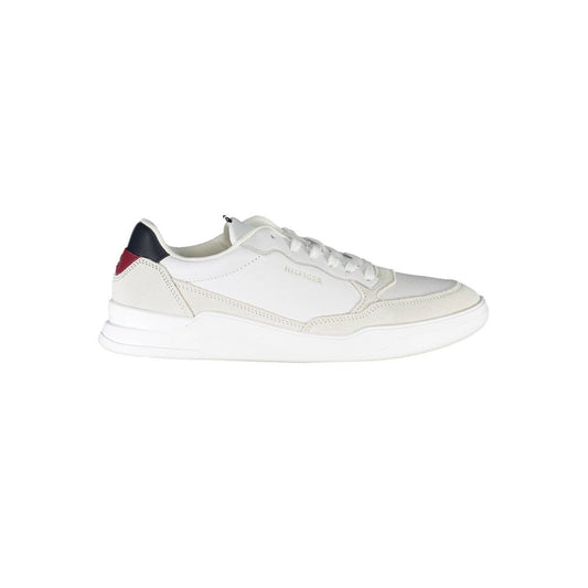 Tommy Hilfiger – Weiße Leder-Sneaker für Herren