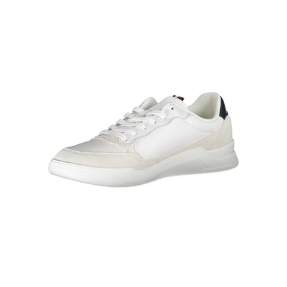 Tommy Hilfiger White Leather Men Sneaker