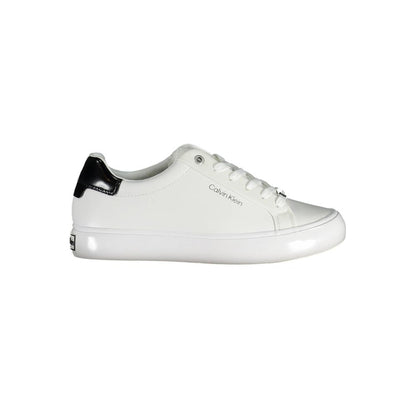 Calvin Klein White Leather Women Sneaker