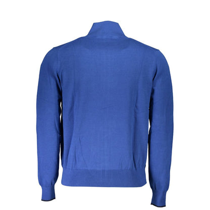 North Sails Blue Organic Cotton Men Sweater