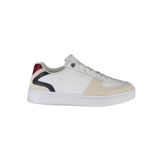 Tommy Hilfiger – Weiße Leder-Sneaker für Damen