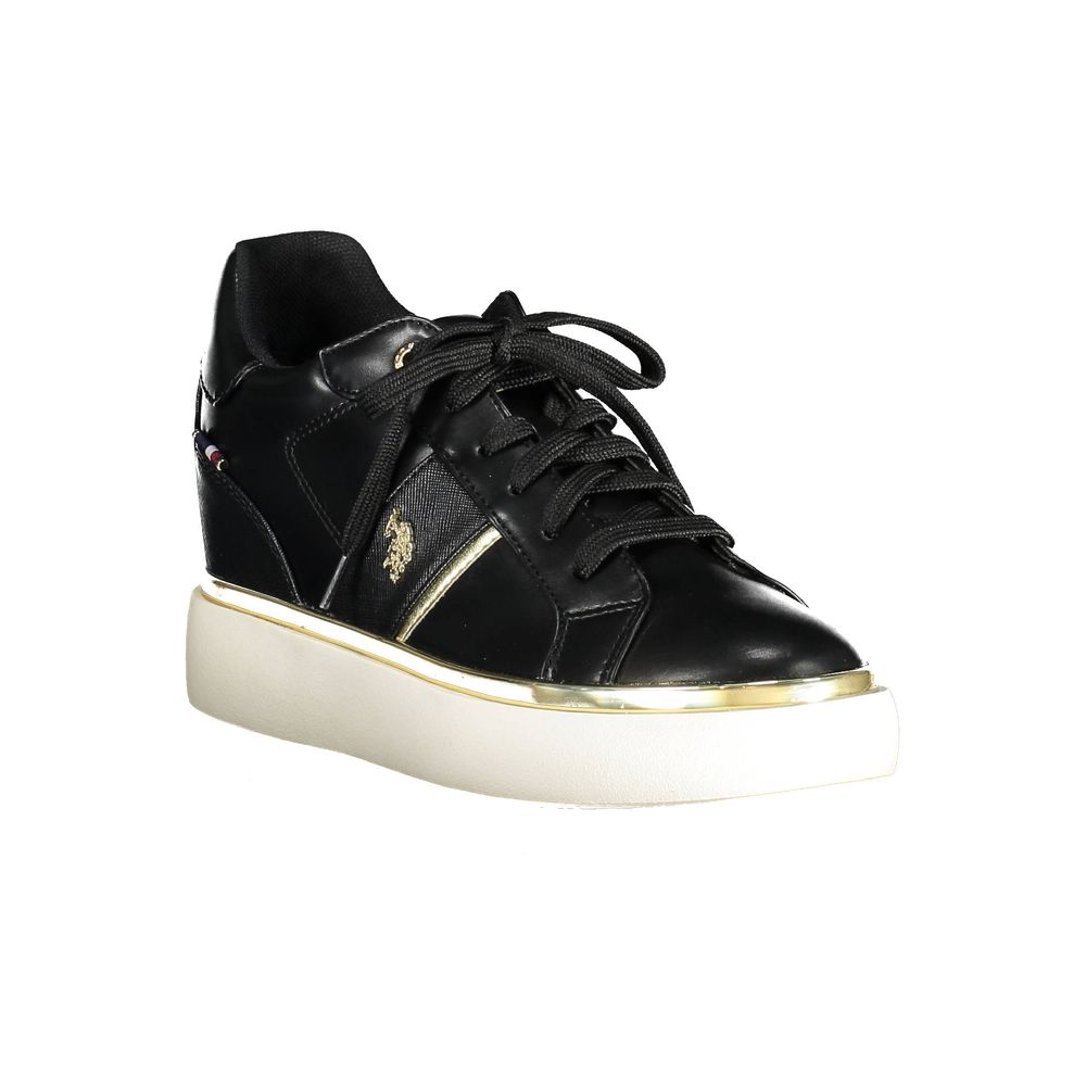 US POLO ASSN. Schwarze Polyester-Sneaker für Damen