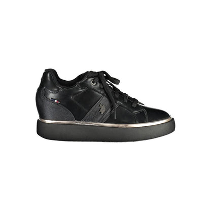 US POLO ASSN. Schwarze Polyester-Sneaker für Damen