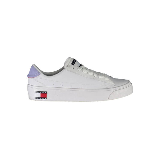 Tommy Hilfiger – Weiße Leder-Sneaker für Damen