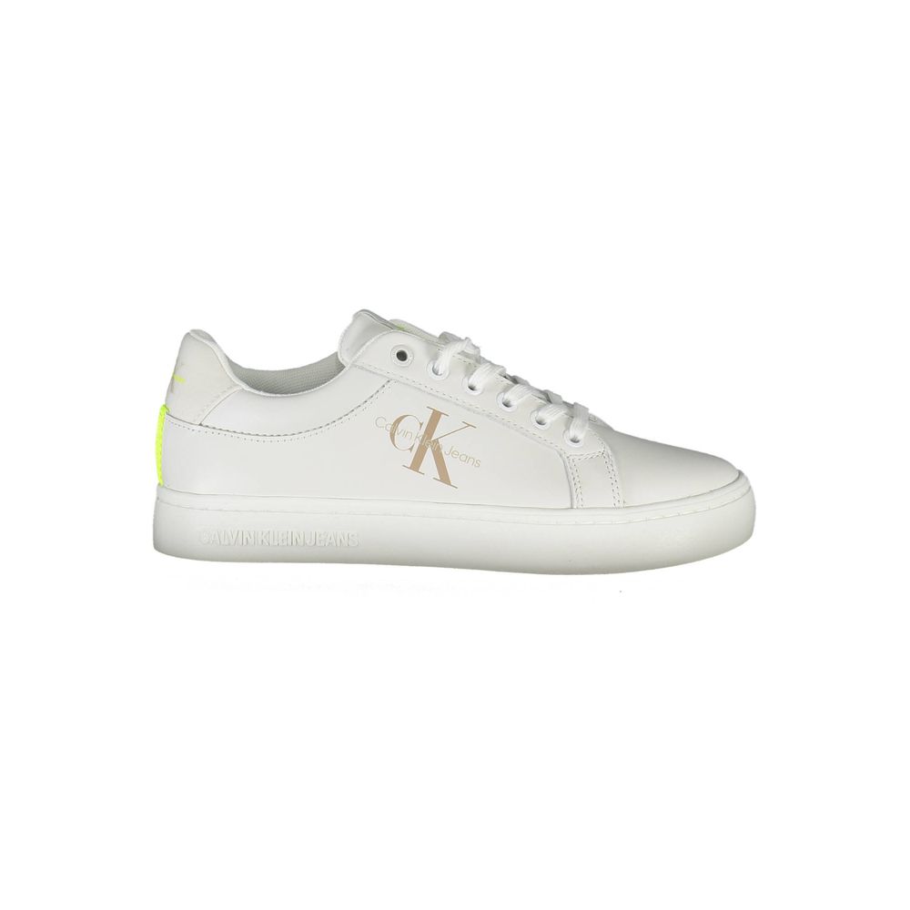 Calvin Klein White Leather Women Sneaker