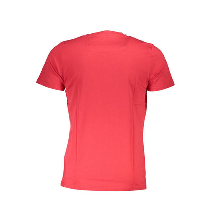 Rotes Baumwoll-T-Shirt „Cavalli Class“