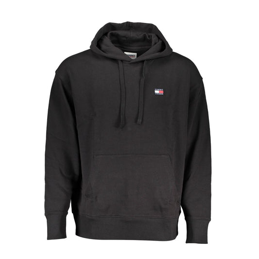 Tommy Hilfiger – Schwarzer Baumwollpullover für Herren