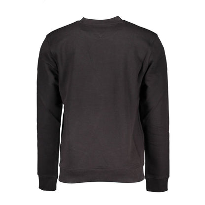 Tommy Hilfiger Black Cotton Men Sweater