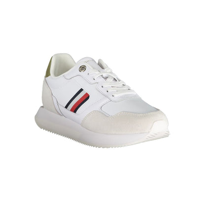 Tommy Hilfiger – Weiße Leder-Sneaker für Damen