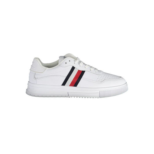 Tommy Hilfiger – Weiße Leder-Sneaker für Herren