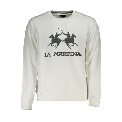 La Martina Elegantes Langarm-Sweatshirt mit Rundhalsausschnitt