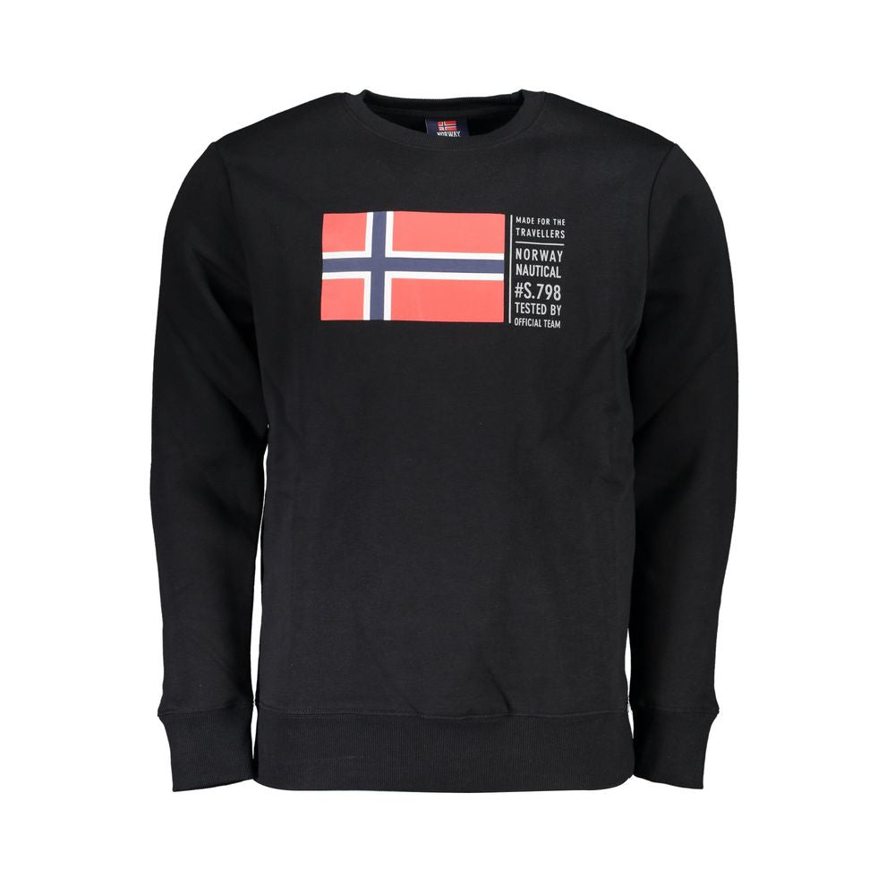 Norwegen 1963 Schwarzer Baumwollpullover