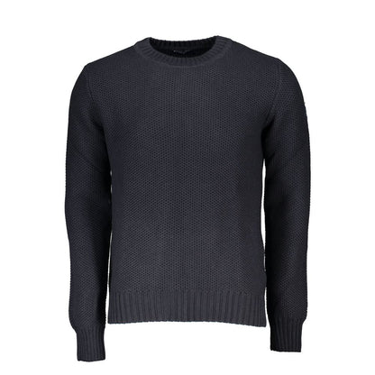 North Sails Blue Cotton Men Sweater