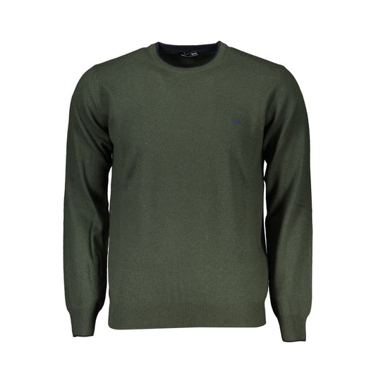 Harmont &amp; Blaine Schicker grüner Designer-Pullover mit Rundhalsausschnitt