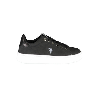 US POLO ASSN. Schwarze Polyester-Sneaker für Damen