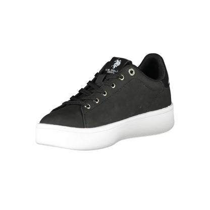 US POLO ASSN. Schwarze Polyester-Sneaker für Damen