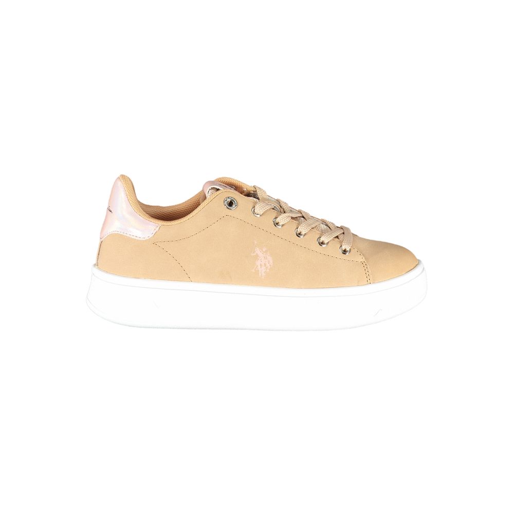 US POLO ASSN. Beige Polyester Damen Sneaker