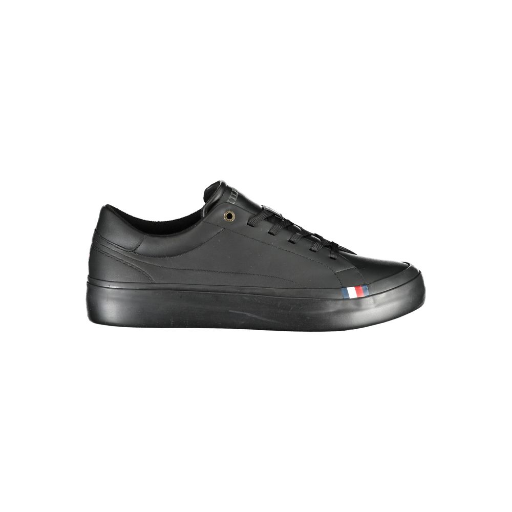 Tommy Hilfiger – Schwarze Polyethylen-Sneaker für Herren