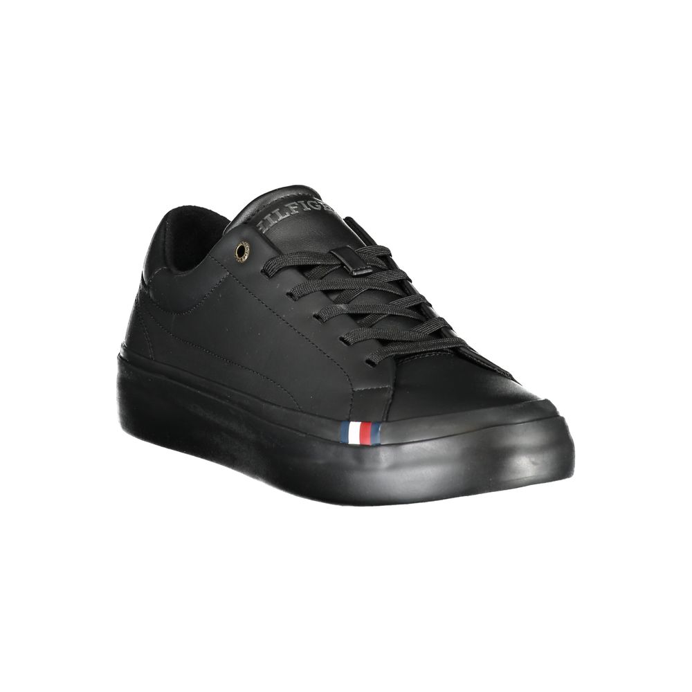 Tommy Hilfiger – Schwarze Polyethylen-Sneaker für Herren