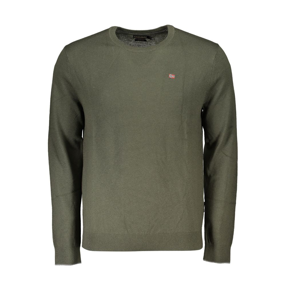 Napapijri Grüner Stoff Herren Pullover