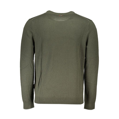 Napapijri Grüner Stoff Herren Pullover