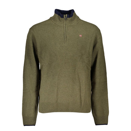 Napapijri Grüner Stoff Herren Pullover