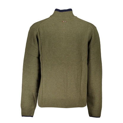 Napapijri Grüner Stoff Herren Pullover