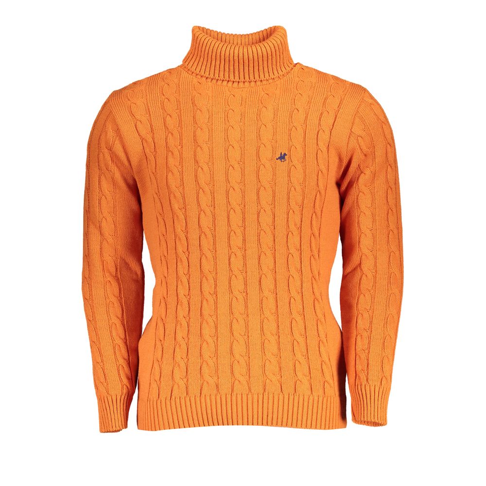 US Grand Polo Eleganter Rollkragenpullover mit gedrehtem Kragen