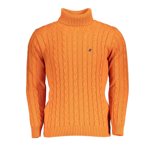 US Grand Polo Eleganter Rollkragenpullover mit gedrehtem Kragen