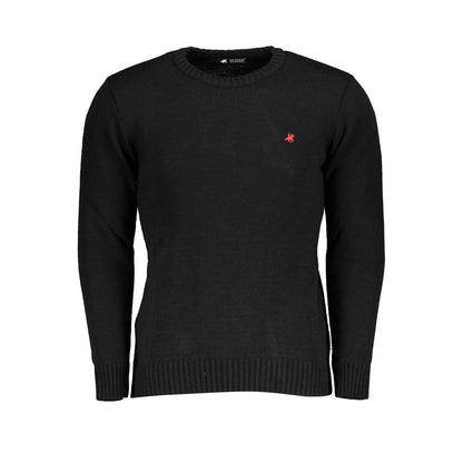 Schwarzer Pullover aus Acryl von US Grand Polo