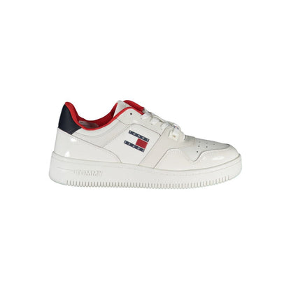 Tommy Hilfiger – Weiße Leder-Sneaker für Damen