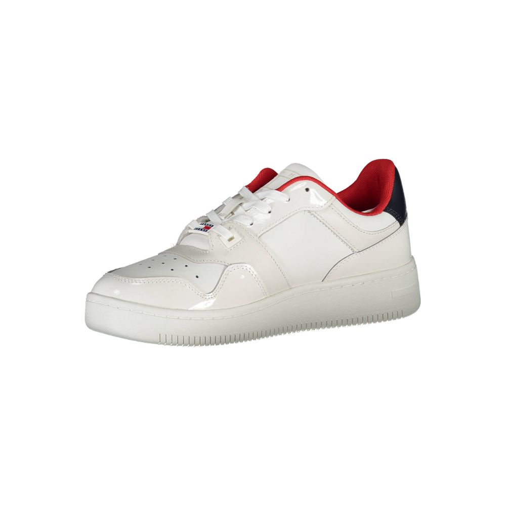 Tommy Hilfiger – Weiße Leder-Sneaker für Damen