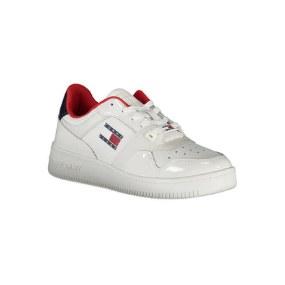 Tommy Hilfiger – Weiße Leder-Sneaker für Damen