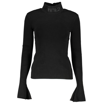 Patrizia Pepe Eleganter Rollkragenpullover mit Stickerei